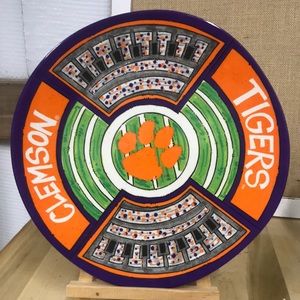 NWT-Clemson decor plate